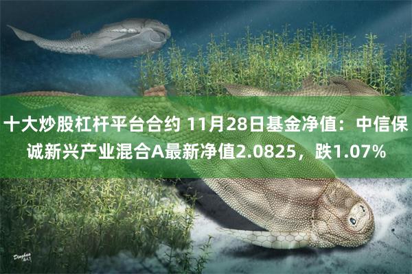 十大炒股杠杆平台合约 11月28日基金净值：中信保诚新兴产业混合A最新净值2.0825，跌1.07%